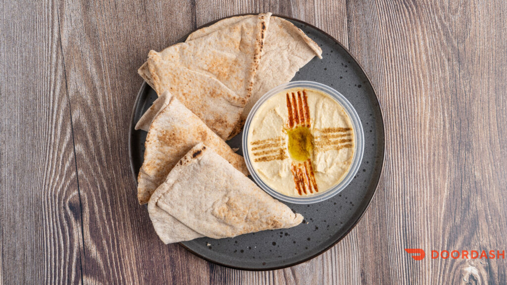 homemade hummus